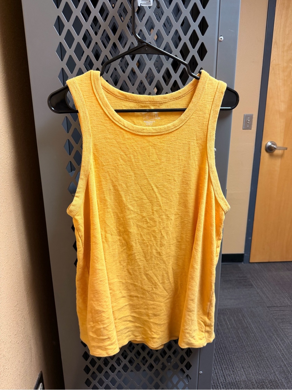 Yellow tank